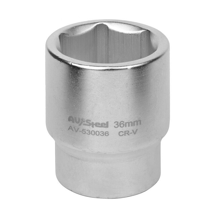 Головка 3/4" шестигранная 36мм "AV Steel" AV-530036