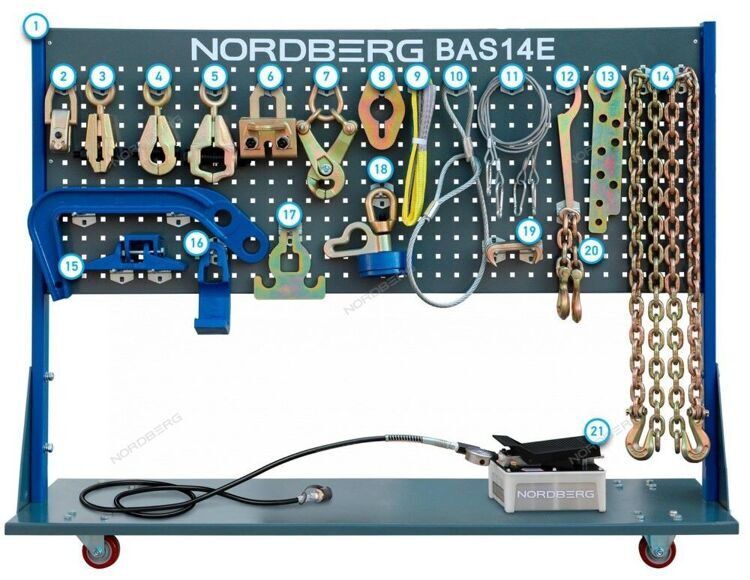 Стапель напольный без платформы NORDBERG BAS14E