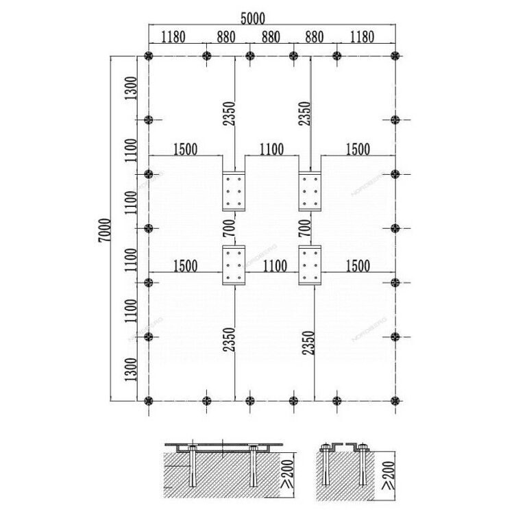 Стапель напольный без платформы NORDBERG BAS14E