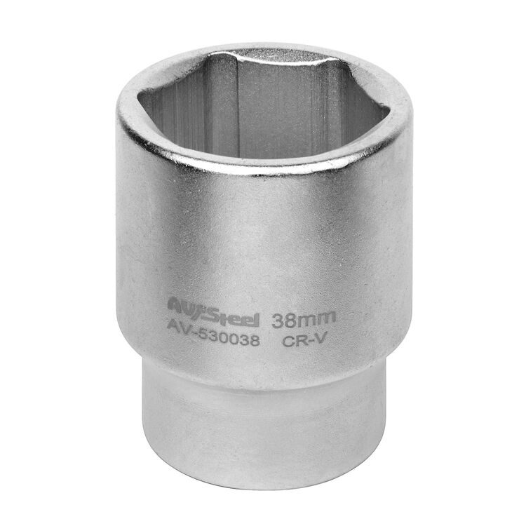 Головка 3/4" шестигранная 38мм "AV Steel" AV-530038