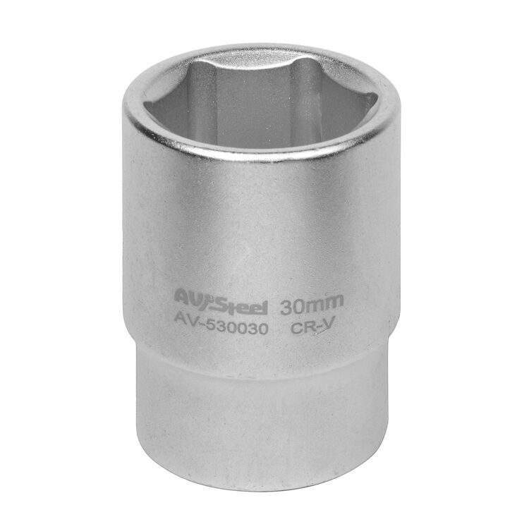 Головка 3/4" шестигранная 30мм "AV Steel" AV-530030